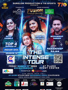 The Intense Tour Indian Idols 12 (Dallas)