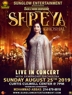 Shreya Ghoshal Dallas