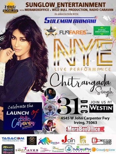 New Year Eve's With Chitrangada Singh In Dallas