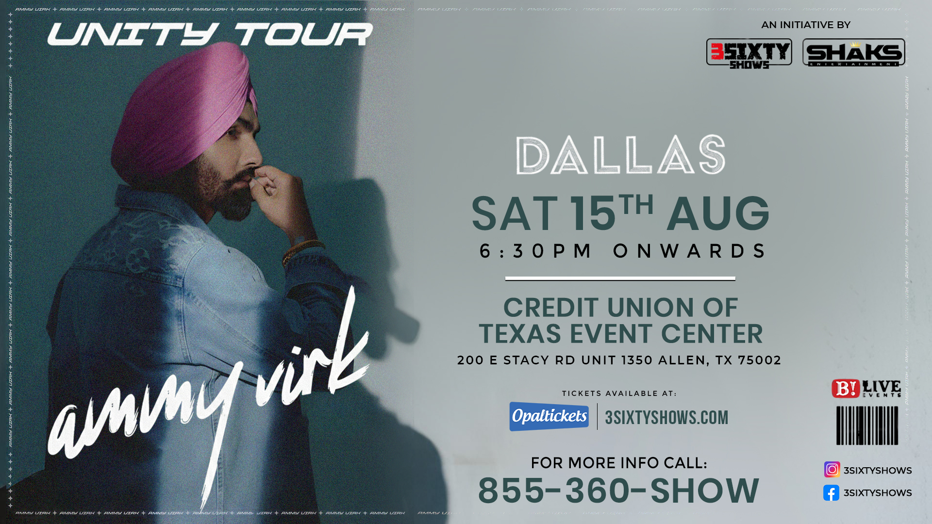 UNITY TOUR AMMY VIRK DALLAS