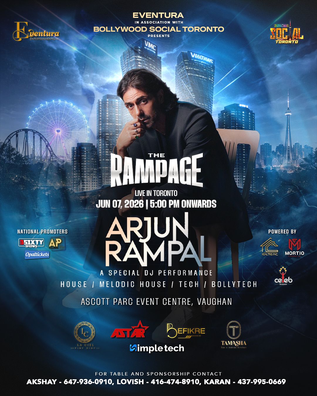 Arjun Rampal Toronto
